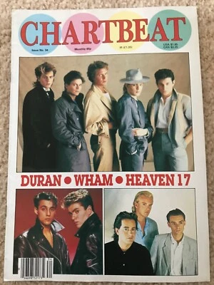 Журнал Chartbeat Великобритания No 34 1984 включает Wham DURAN DURAN Culture Club HEAVEN 17 - Изображение 1 из 4