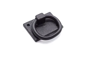 2" Black Iron Ring Pull Antique Black Cast Iron Ring Pull Shutter Ring Pull - Picture 1 of 4