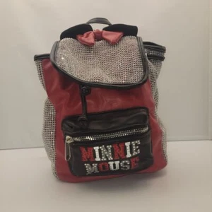 Disney Minnie Mouse Mochila Estrás Bling Mini Mochila Cartera - Imagen 1 de 12