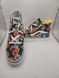 Size 7.5 - Vans SK8-Hi Floral Print - Picture 1 of 8
