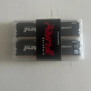 Kingston Fury Beast 64gb ddr 3600MT/s CL18-22-22 Ram Sticks (4x16GB) New - Picture 1 of 9
