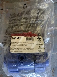 praher 121982 ball valve s4 2w dn25 pp blue fusion pn10 121982 - Picture 1 of 6