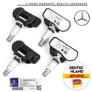 4 Original Mercedes RDK Sensoren Reifendrucksensor W205 W222 W253 W176 W292 NEU - Bild 1 von 4