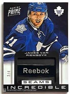 2012-13 Panini Prime Incredible Seams Reebok Patch /4 James Van Riemsdyk #28 - Picture 1 of 2