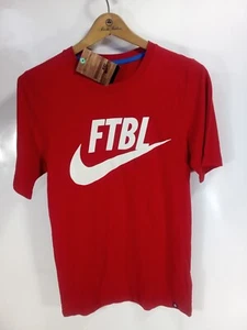 Camiseta de fútbol americano Nike roja para hombre S manga corta cuello redondo - Imagen 1 de 3