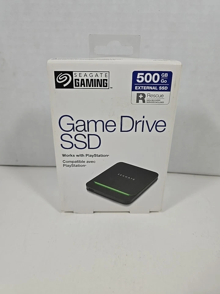 Seagate Gaming - 500GB External SSD Game Drive for PS4/PS5 - NEW - Image 1 of 4
