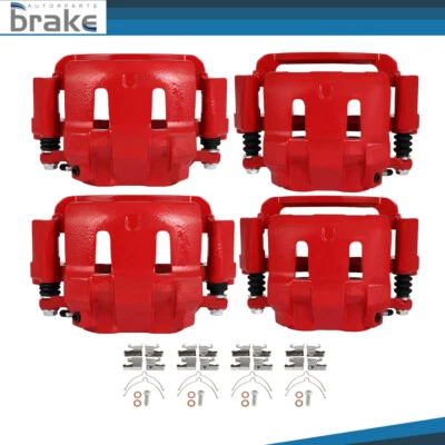 Front And Rear Brake Calipers w/ Bracket Kit for Ford F-350 Super Duty 2000-2004 - Image 1 of 4