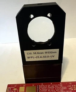 Lente esférica CVI Laser Optics BFPL-25,4-50,0-UV ø25,4 mm 532 a 1319 nm en poste - Imagen 1 de 5