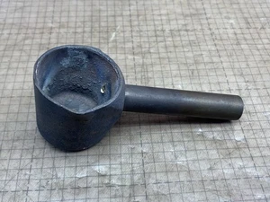 Vintage Bronze Messing Schmelzen 1-3/4" kleiner Tiegel Kellen Büchsenmacher Schmied Werkzeug - Bild 1 von 11