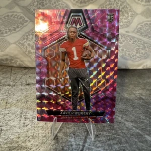 Xavier Worthy 2024 Panini Mosaic 328 Camo Pink Chiefs RC - Picture 1 of 2