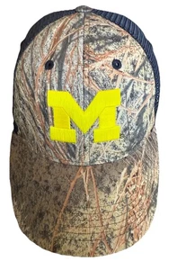 Accattivante cappello berretto ricamato Michigan Wolverines M CAMO NCAA *SnapBack - Foto 1 di 6