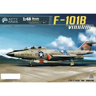 Kitty Hawk 80114 F-101b Voodoo 1/48 : Intercepteur Supersonique Guerre Froide, C - Photo 1/4