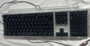 Vintage & Genuine Apple Macintosh Pro Keyboard 109-keys (USB) Black M7803 - Picture 1 of 12