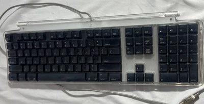 Vintage & Genuine Apple Macintosh Pro Keyboard 109-keys (USB) Black M7803 - Image 1 of 4