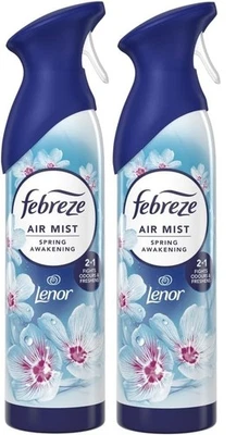 2x Febreze Air Mist Spring Awakening Fresh Scent Lufterfrischer Spray - 185ml - Bild 1 von 4
