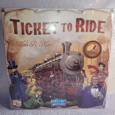NEW Days of Wonder Ticket To Ride by Alan R. Moon Train Adventure Board Game - Image 1 of 4