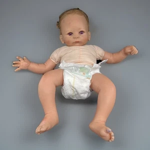 Tasha Edenholm Reborn Silikon/Stoff gewichtete realistische Babypuppe - Bild 1 von 11