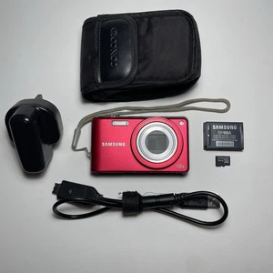 Samsung PL211 14.2MP Compact Digital Camera Tested+Charger, Battery, 8GB SD,Case - Picture 1 of 20