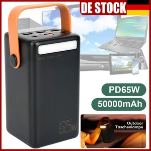Power Bank, 65W 50000mAh Powerbank USB C Powerstation für Laptop MacBook Tablet - Bild 1 von 24