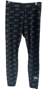 Nike Air Women's Black/Anthracite Printed AOP Leggings (AR3513-060) Size S - Picture 1 of 7