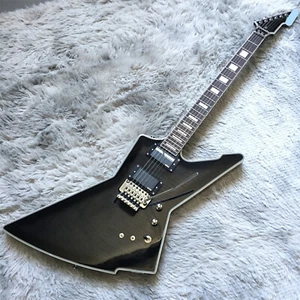 Electric Guitar Solid Body Flameed Maple Top Rosewood Fretboard 2 EMG Pickups - Picture 1 of 6