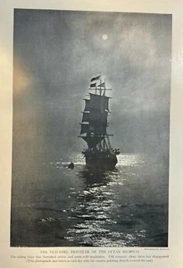 1907 Boats Ships Travel By Sea Ocean Liners Pleasure Boats illustrated - Picture 1 of 7