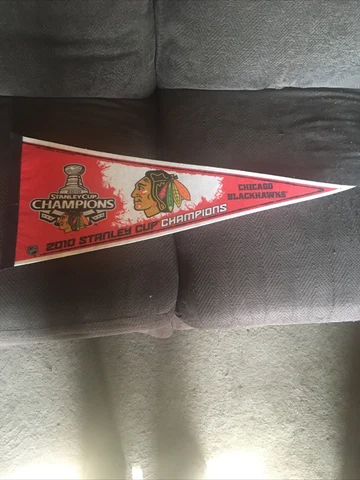 2010 Stanley Cup Champions Pennant: Chicago Blackhawks Cover