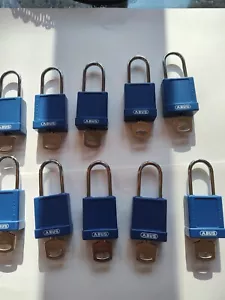 Abus 74/40 Kd Blue Lockout Padlock,Kd,Blue,1-3/4"H - Picture 1 of 10