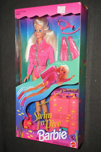 1993 Mattel SWIM  'N DIVE Barbie Doll # 11505 NRFB
