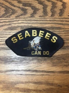 USN NAVY SEABEES CAN DO PATCH CB CONSTRUCTION BATTALION ENGINEER VETERAN - Picture 1 of 4