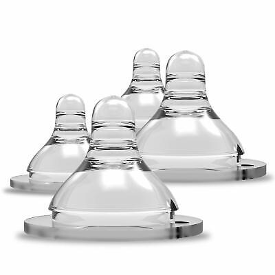 Teat/Nipple(Anti-Colic)-Medium Flow Teat For Wide Neck Bottle(4 Pcs)For 3M+ Baby • 31.45$