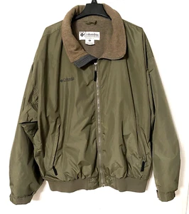 Columbia Sportswear Men's Olive Green Lined Windbreaker Jacket - Size XXL - Picture 1 of 7