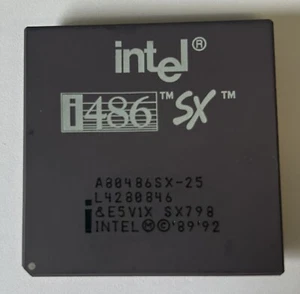 Intel i486 SX A80486SX-25 - Bild 1 von 2