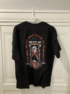 NEW Moradoe Men’s XL Traditional Tattoo Style Hourglass Skull Shirt - Picture 1 of 6