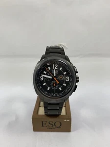 ESQ By Movado 07301418 Excel Black PVD Mens Wrist Watch Brand New In Box - Picture 1 of 11