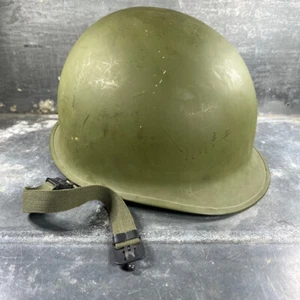 Ancien et Authentique Casque US de la Guerre du Vietnam. Militaire Militaria - Foto 1 di 12