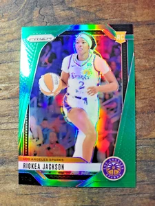 2024 Panini Prizm WNBA: #60 Rickea Jackson Green Prizm Rookie Los Angeles Sparks - Picture 1 of 2