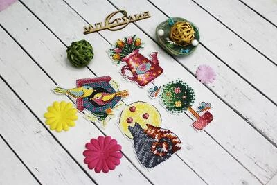 Muelle. Imanes SR-578 Plástico Lona MP Estudio Contado Punto de Cruz Kit Foto 1 de 4