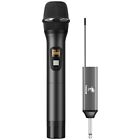 TONOR Wireless Microphone, UHF Metal Cordless Handheld Mic System with Rechar...