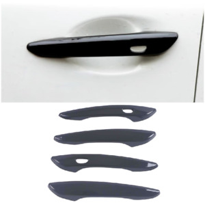 Smartkey Glossy Black Door Handle Side Lid Cover Trim For 2019-2023 Mazda 3