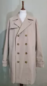 Michael Kors MTX90831 Double Breasted Trench Coat Khaki Size 2XL uk 46 eu 56 - Picture 1 of 10