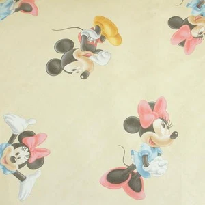 Tenda Disney Topolino e Minnie Velo al metro altezza 300 cm - Beige M743 - Foto 1 di 3