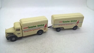 Brekina 7854 MAN F8 Maleta Colgante Blanco Negro KRAFT Tomate Ketchup (58) - Imagen 1 de 3