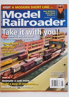 Model Railroader June 2023 Magazine  - Image 1 of 3