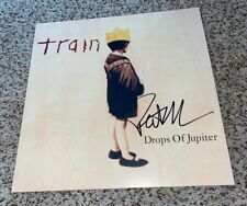 Pat Monahan Signed Vinyl Album Train Drops Of Jupiter With Proof