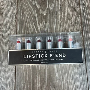 Cherry Chree Lipstick Fiend Set, 6 Ultra Matte Lipsticks - Picture 1 of 3