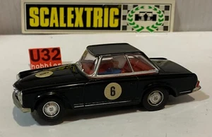 SLOT CAR SCX SCALEXTRIC EXIN C-32 MERCEDES 250SL #6 NEGRO.CAPOTA NEGRO - Imagen 1 de 9