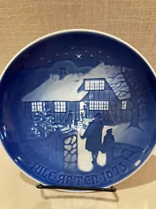 Vintage 1973 B&G Bing & Grondahl Denmark 7" Country Christmas Collector Plate - Picture 1 of 2