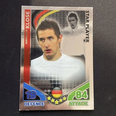 Match Attax World Cup 2010 Football Card - Miroslav Klose Germany Star Player - Image 1 of 2