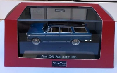 Fiat 2300 Familiare 1963 blue Starline 530231 MIB 1:43 n 1800 2100 1500 124 1100 - Image 1 of 4